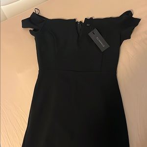 off shoulder mini dress